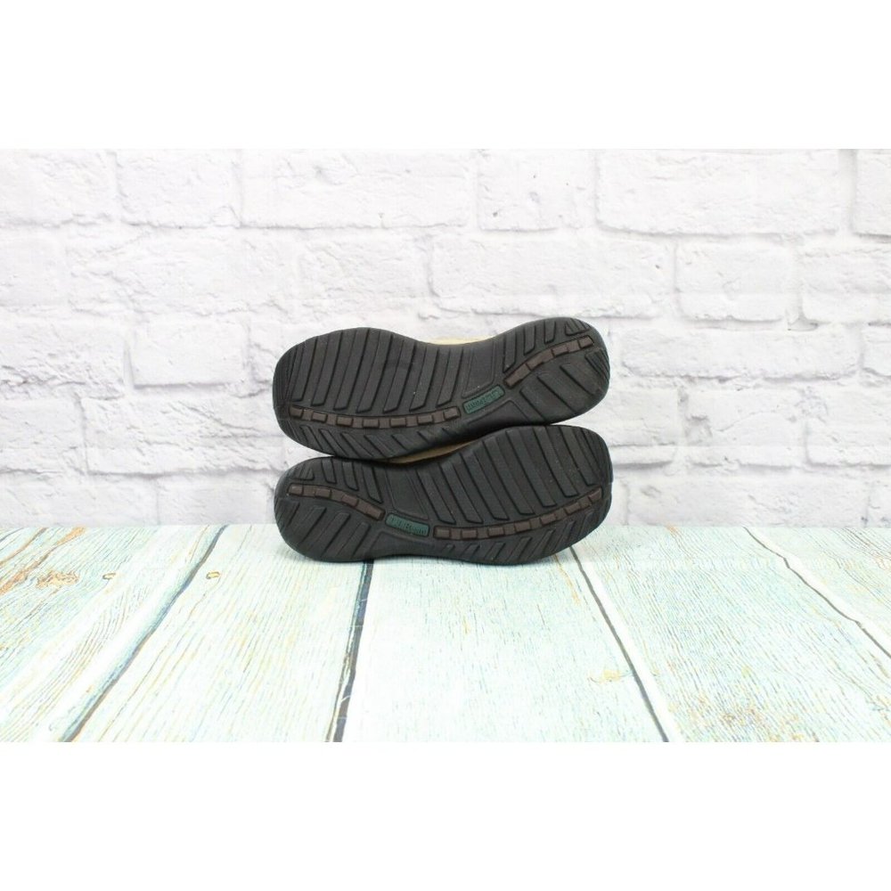 LL Bean  Tan Suede Slip-On Round Toe Mules Clogs Shoes Size 7 Medium - Picture 9 of 9